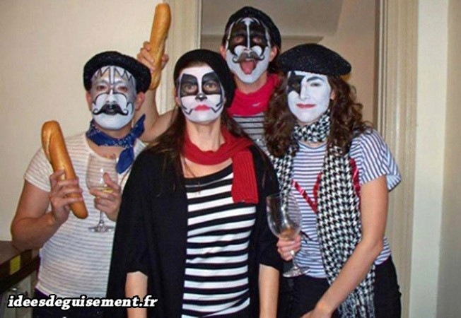 Costume du groupe French Kiss