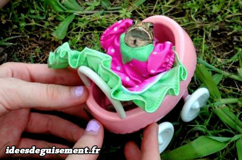 Déguisement de princesse pour grenouille