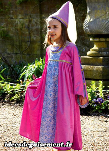 Princesse fee rose renaissance - Idees originales de deguisement costume par theme de soiree 19eme siecle