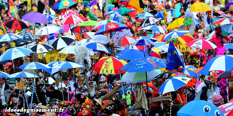 Déguisements accessoirisés et décorés pour le carnaval de Dunkerque