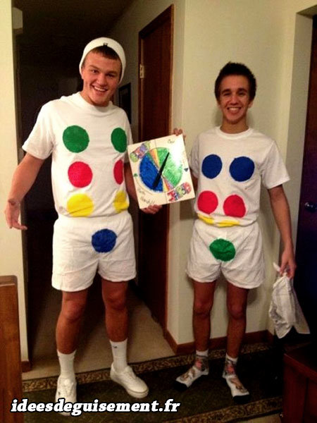 Costume marrant du jeu Twister