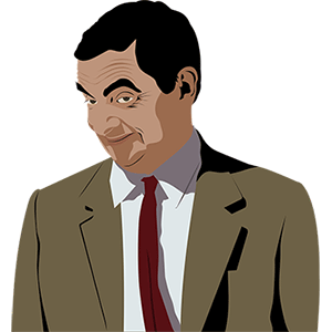 Mister Bean effet dessin animé